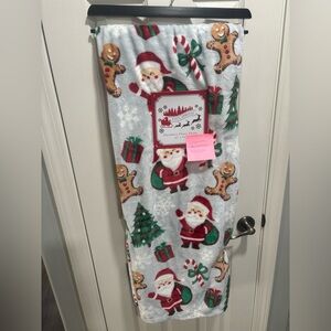 Christmas Throw Blanket- Festive Red and Green